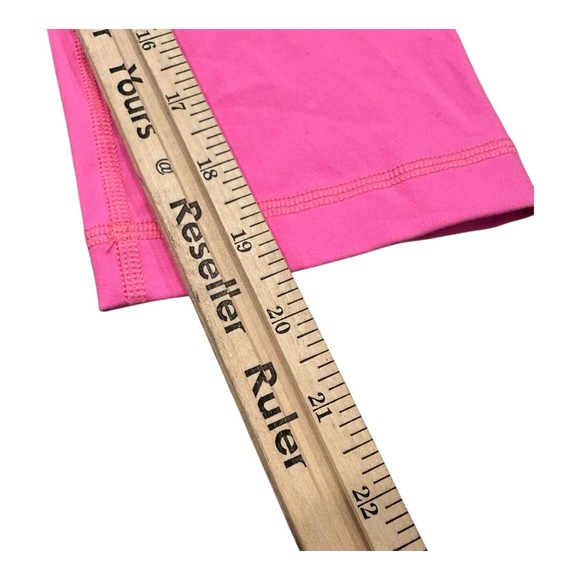 Lululemon Athletica Pink Tie Dye Cropped Leggings Pants Women's Size 8 - Picture 6 of 13